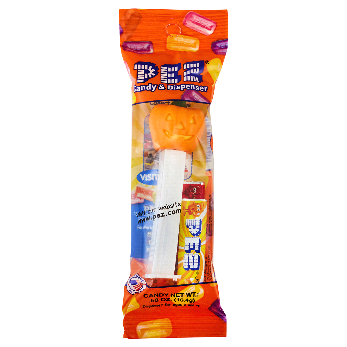 slide 1 of 1, PEZ Candy & Dispenser, 0.58 oz