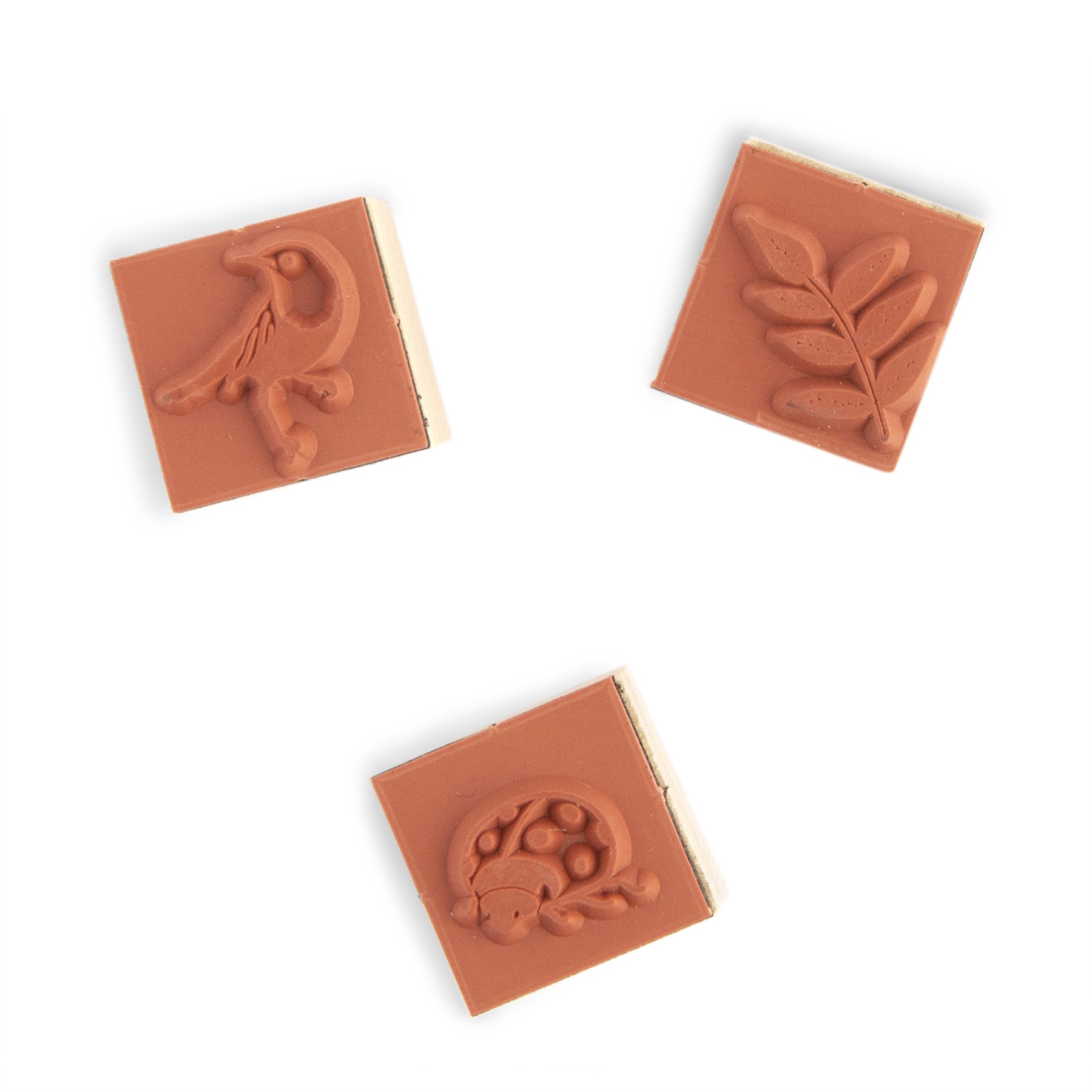 slide 2 of 9, Bugs & Flowers Wood Stamp Set By Recollections, 3.75 in x 3 in x 1.25 in