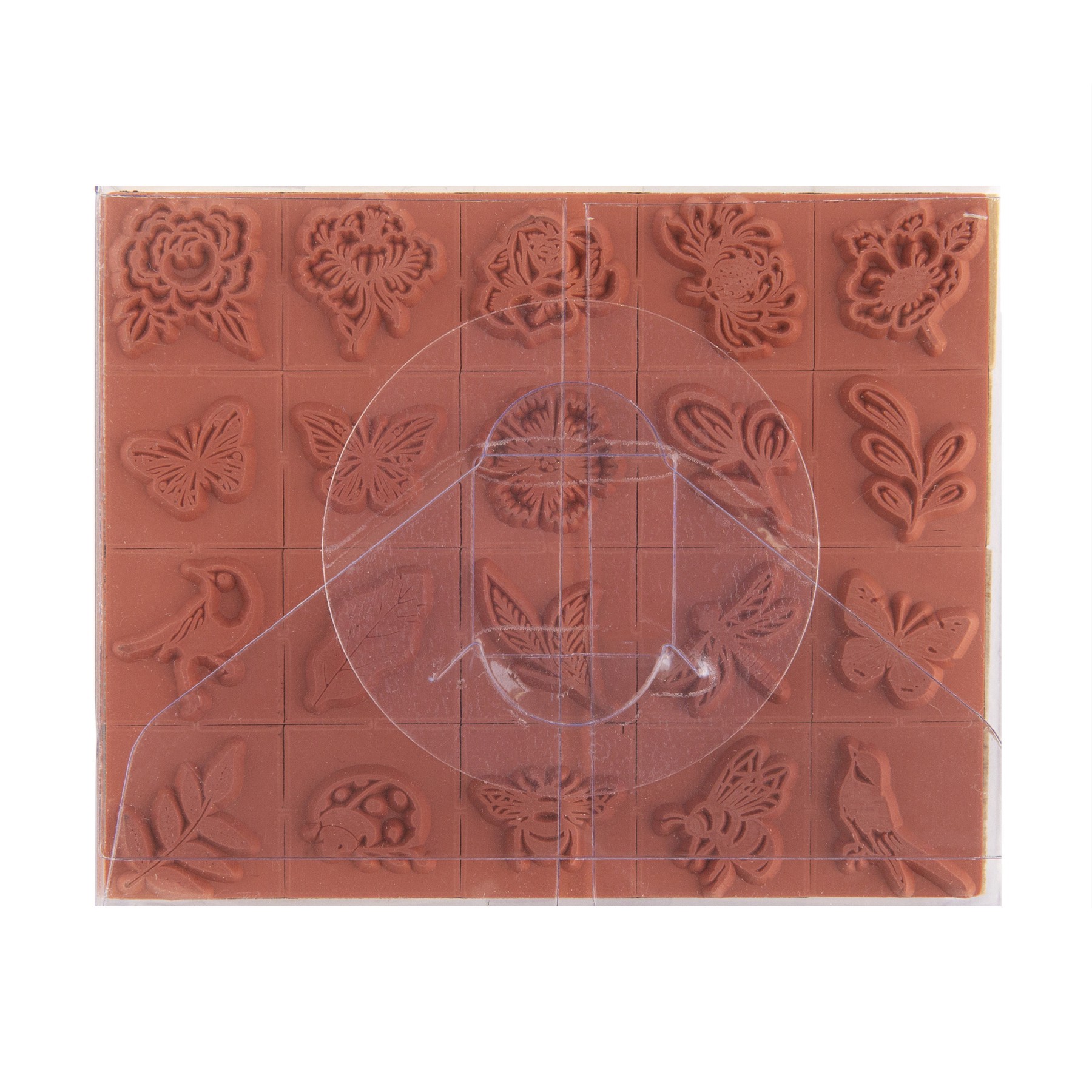 slide 7 of 9, Bugs & Flowers Wood Stamp Set By Recollections, 3.75 in x 3 in x 1.25 in