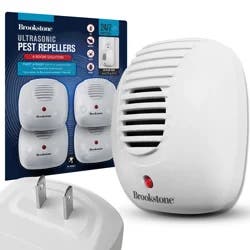Brookstone Multi-Room Ultrasonic Pest Repeller System, 4 Pack