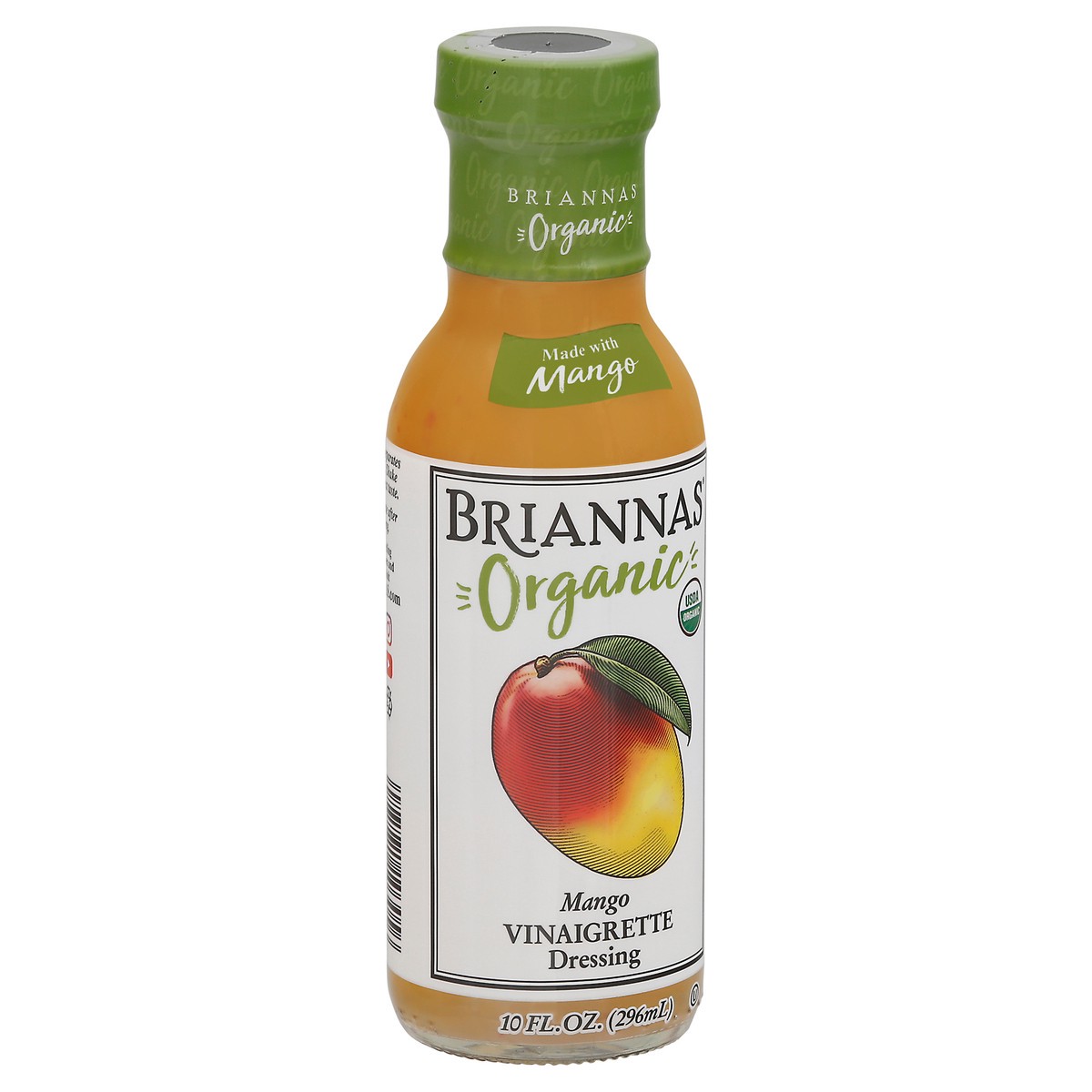 slide 2 of 9, BRIANNAS Organic Tropical Mango Dressing, 10 oz