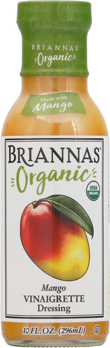 slide 6 of 9, BRIANNAS Organic Tropical Mango Dressing, 10 oz