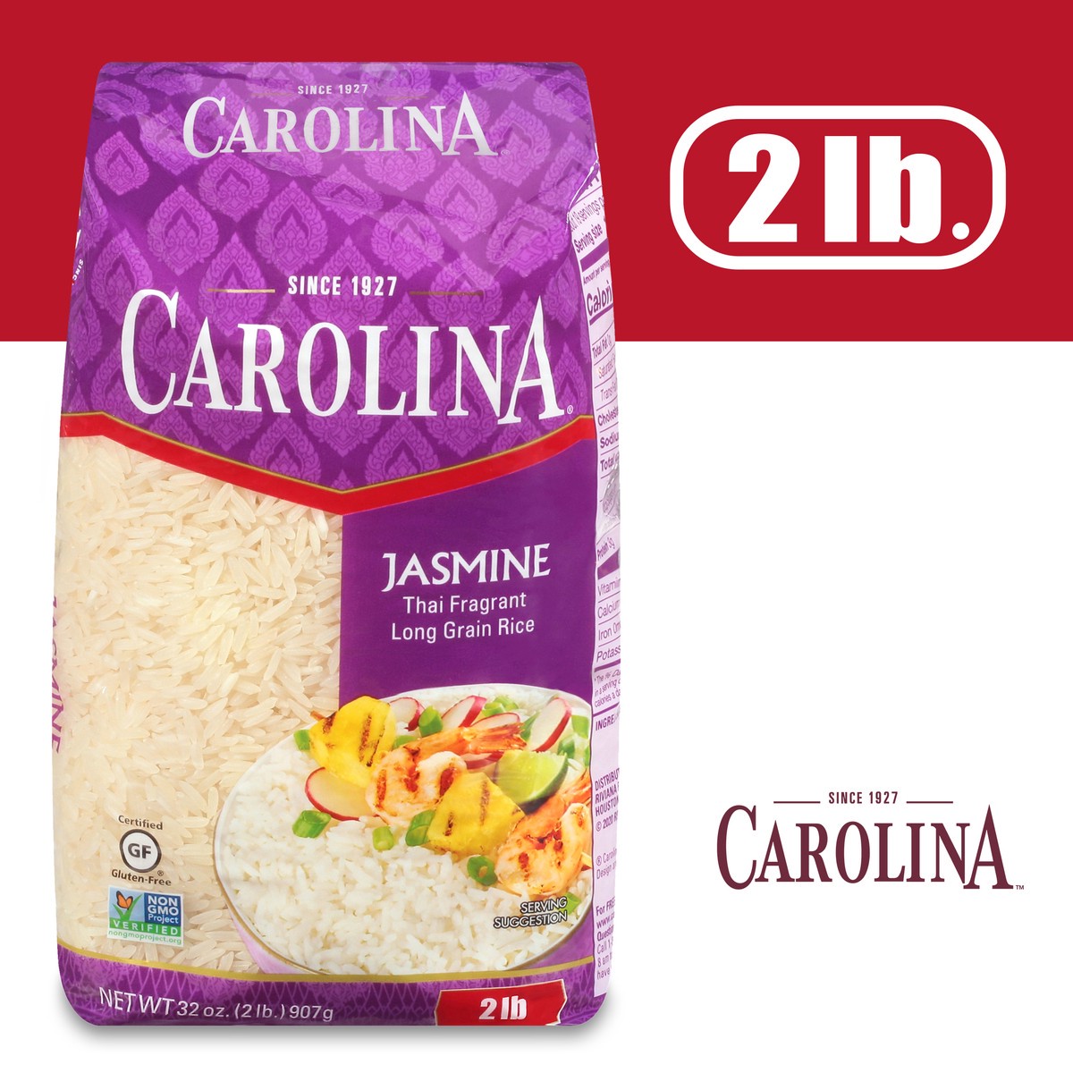 slide 1 of 11, Carolina Rice, Jasmine, 32 oz