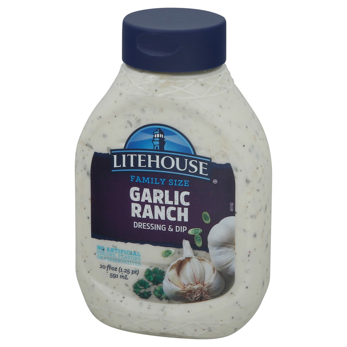 slide 3 of 9, Litehouse Garlic Ranch Dressing & Dip Family Size 20 fl oz, 20 fl oz