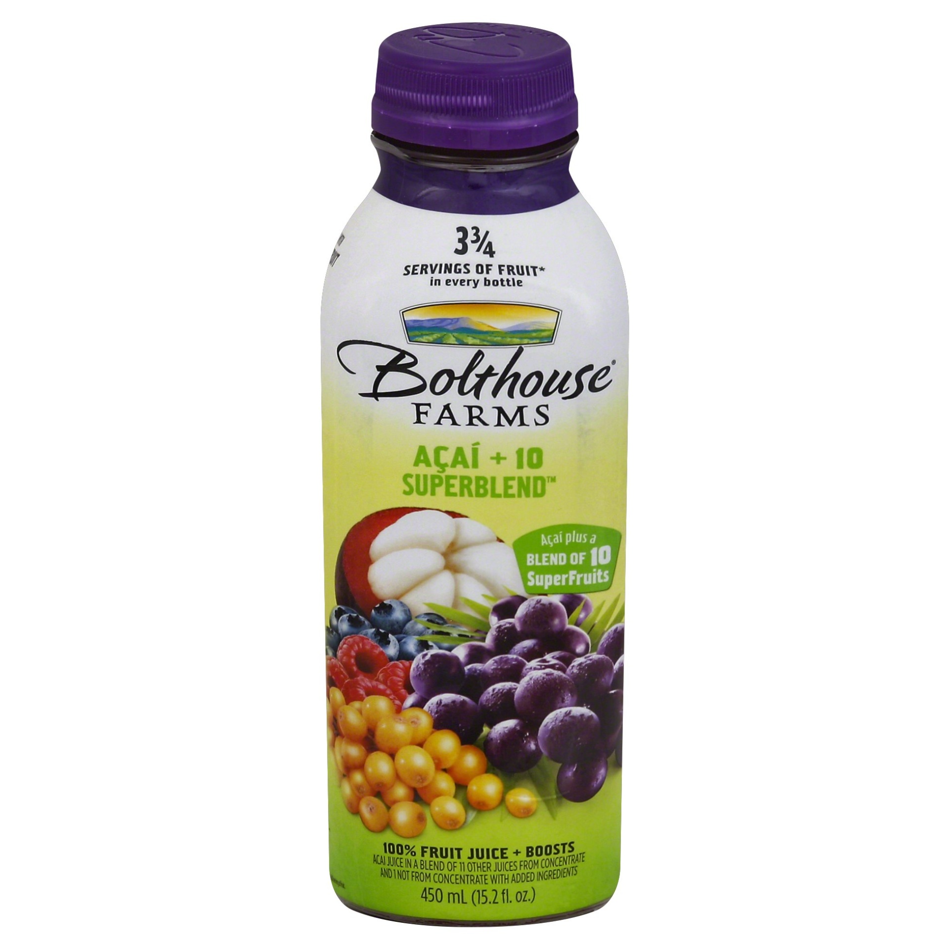 slide 1 of 4, Bolthouse Farms Acai Superblend Juice, 15.2 fl oz