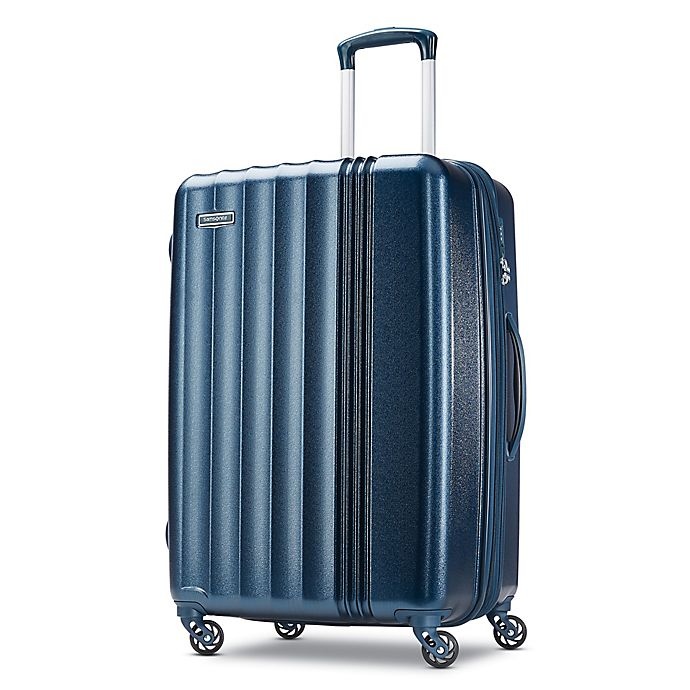 slide 1 of 10, Samsonite Cerene Hardside Spinner Checked Luggage - Blue, 25 in