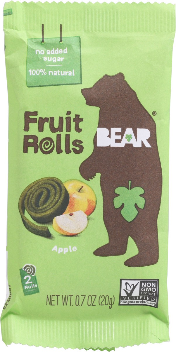 slide 1 of 13, BEAR Apple Fruit Rolls 2 ea, 0.7 oz