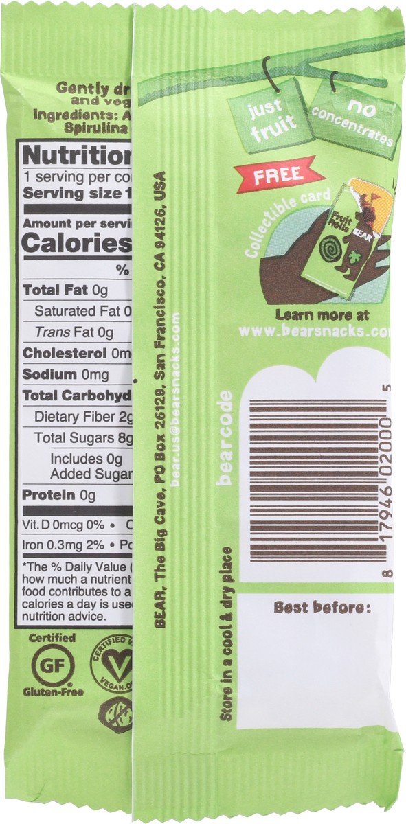slide 5 of 13, BEAR Apple Fruit Rolls 2 ea, 0.7 oz