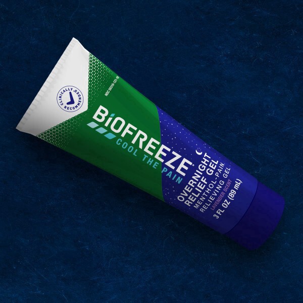 slide 3 of 13, Biofreeze Muscle Pain Overnight Gel - 3oz, 1 ct