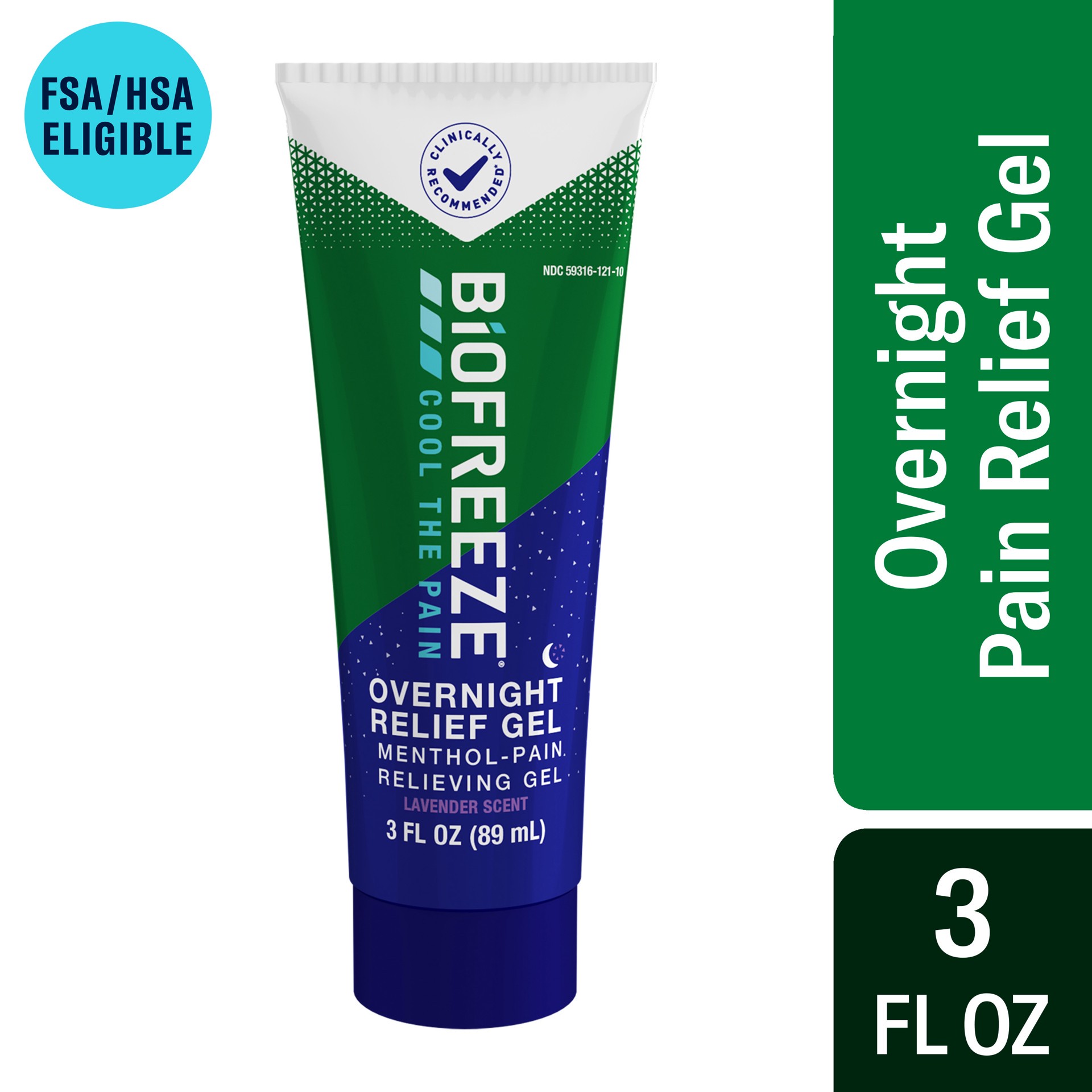 slide 1 of 13, Biofreeze Muscle Pain Overnight Gel - 3oz, 1 ct