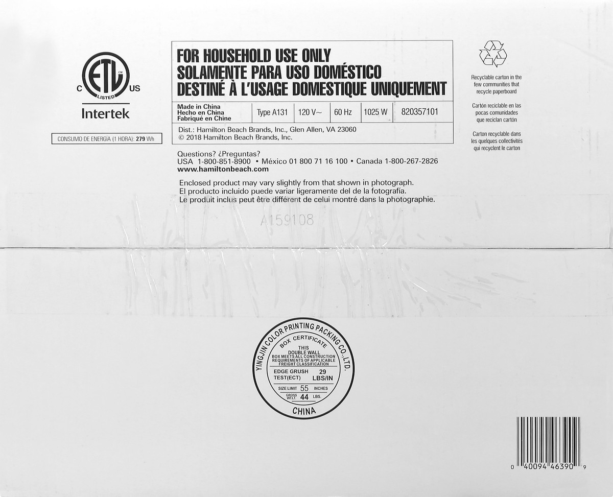 slide 2 of 9, Hamilton Beach 14 Cup Capacity Programmable Front-Fill Coffee Maker 1 ea, 1 ct