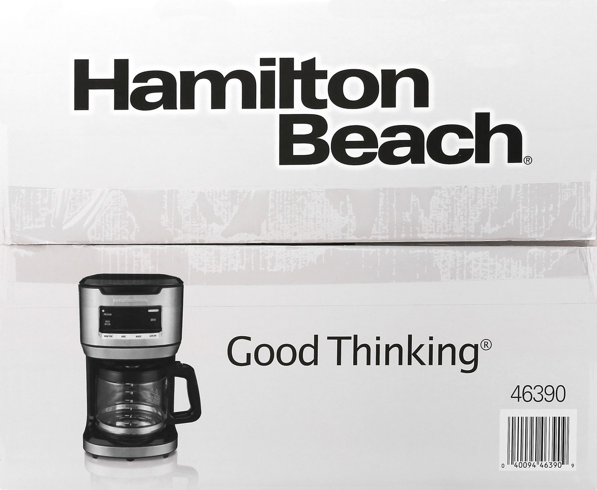 slide 4 of 9, Hamilton Beach 14 Cup Capacity Programmable Front-Fill Coffee Maker 1 ea, 1 ct