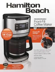 Hamilton Beach 14 Cup Capacity Programmable Front-Fill Coffee Maker