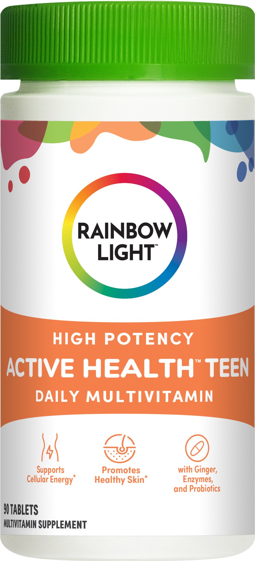 slide 1 of 5, Rainbow Light Active Health Teen 90 ea, 90 ct