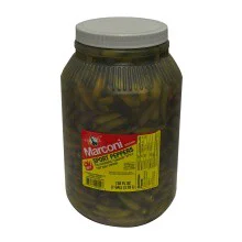 Marconi Green Sport Peppers - 128 oz