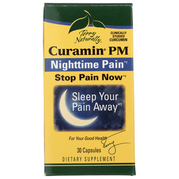 slide 1 of 1, Terry Naturally Curamin Pm Nighttime Pain Relief, 30 ct