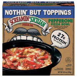 Screamin'' Sicilian Pizza Co. Pepperoni Pizza Bowl 8.0 oz