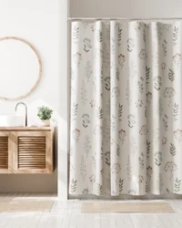 Room & Retreat Francine Floral Fabric Shower Curtain, 70 x 72 in, Multicolored