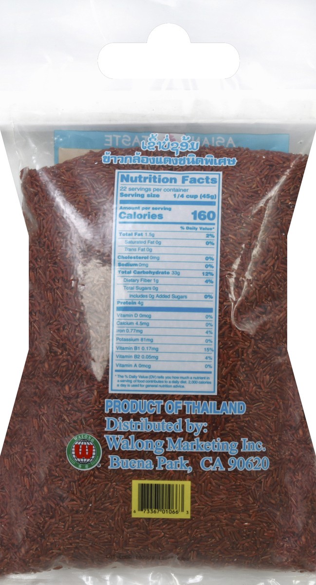 slide 6 of 6, Asian Taste Asn/Tas Red Cargo Rice, 5 lb