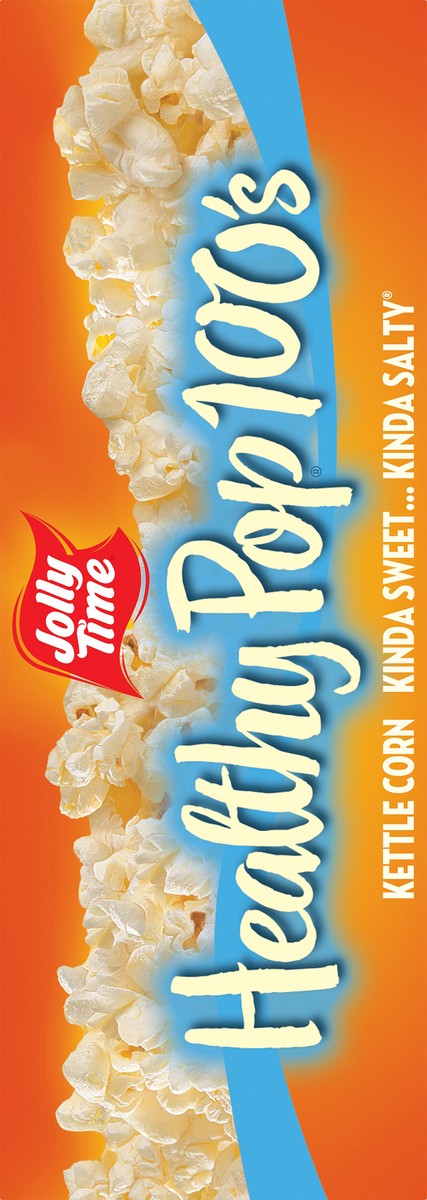 slide 8 of 12, Jolly Time 94% Fat Free 100 Calorie Healthy Pop Kettle Corn Microwave Mini Popcorn Bags, 4 ct