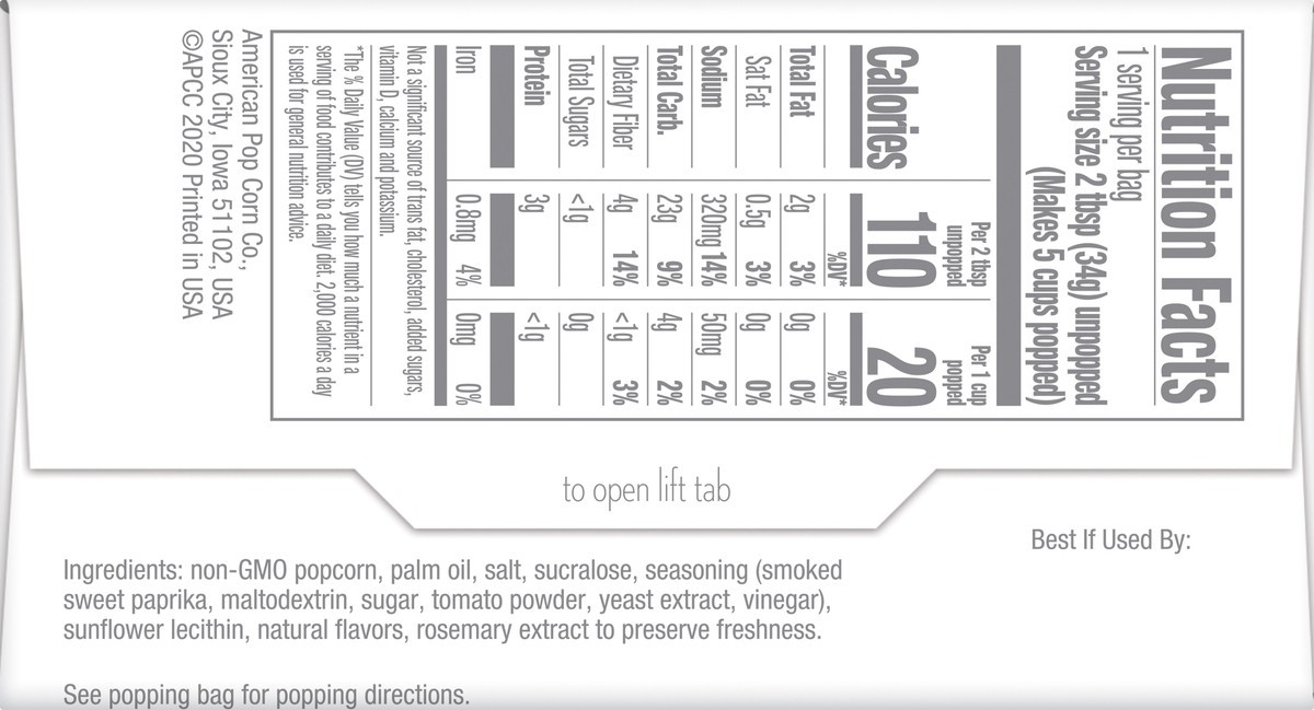slide 10 of 12, Jolly Time 94% Fat Free 100 Calorie Healthy Pop Kettle Corn Microwave Mini Popcorn Bags, 4 ct