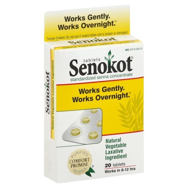 slide 1 of 7, Senokit Laxative Tablet, 20 ct