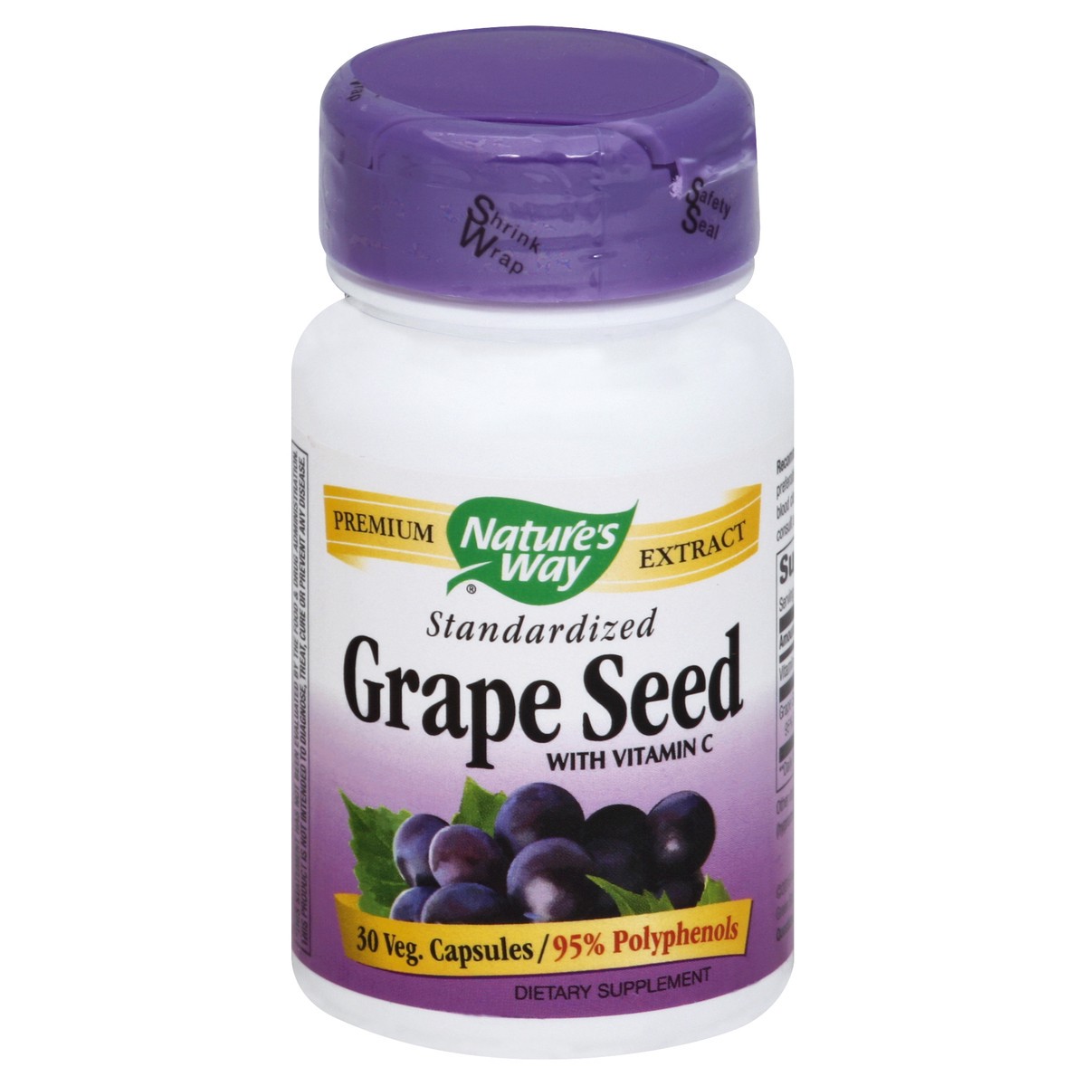 slide 3 of 3, Nature's Way Grape Seed, 30 ct