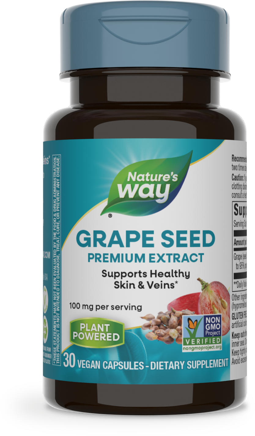 slide 1 of 3, Nature's Way Grape Seed, 30 ct