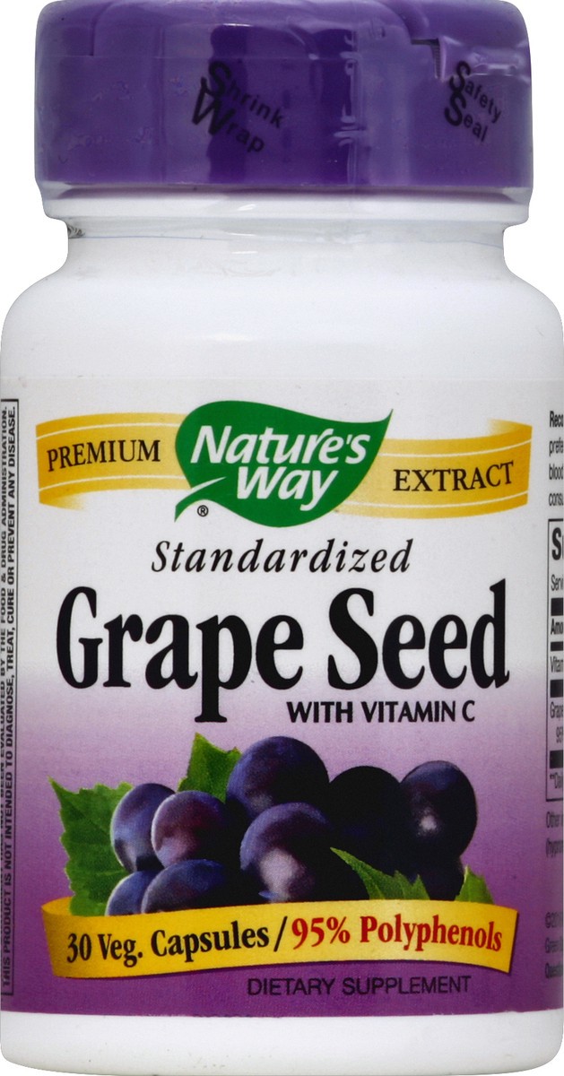 slide 1 of 3, Nature's Way Grape Seed, 30 ct