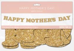 Paper Riot Glitter Banner