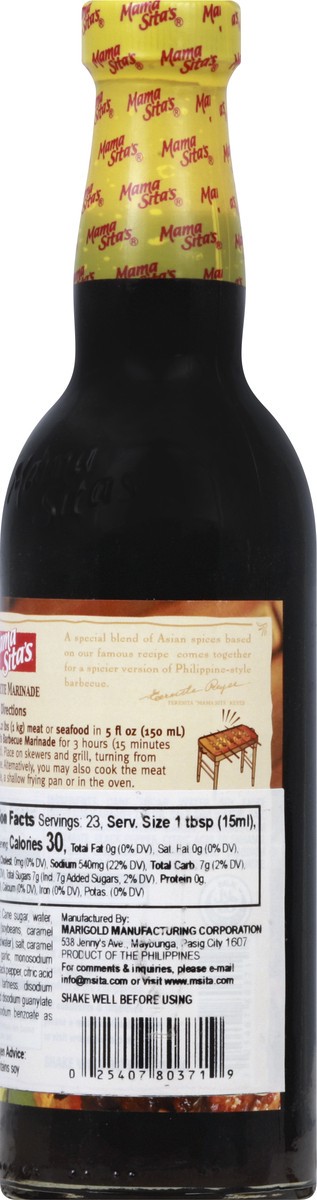 slide 10 of 10, Mama Sita's Marinade - 11.83 oz, 11.83 oz