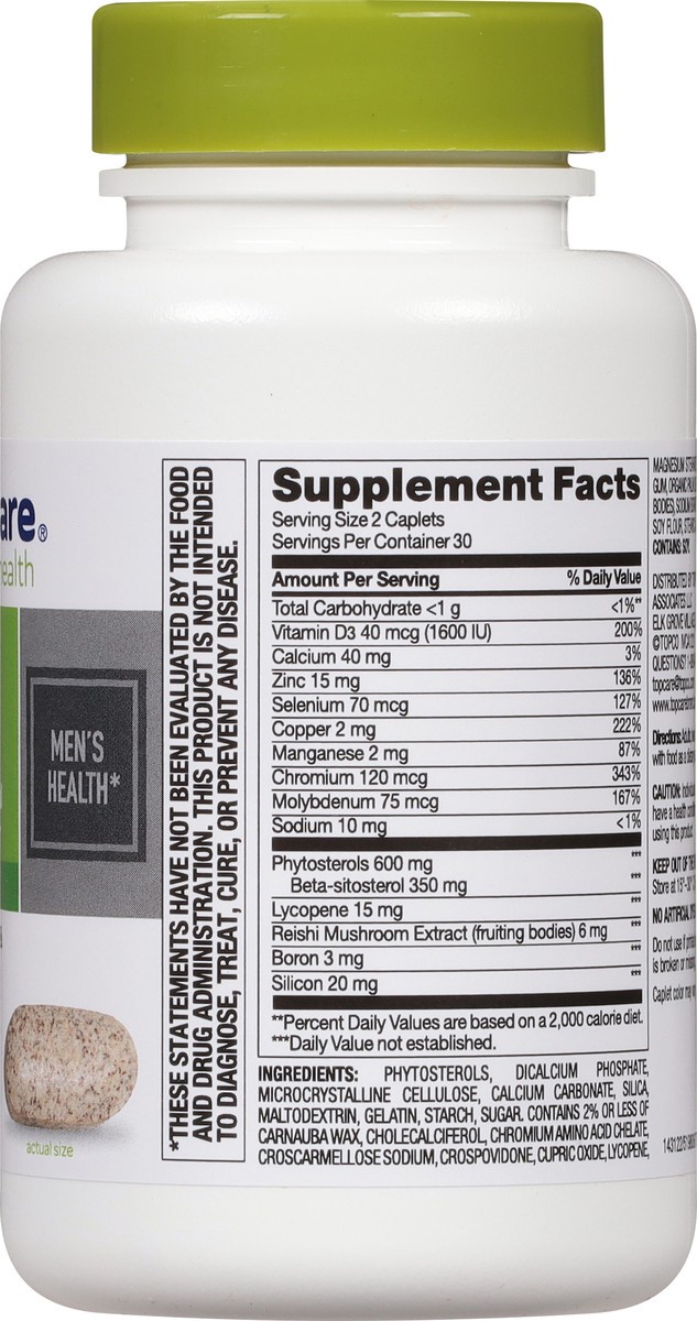 slide 7 of 14, TopCare Health Herbal Prostate Health Complex with Beta-Sitosterol 60 Capsules, 60 ct