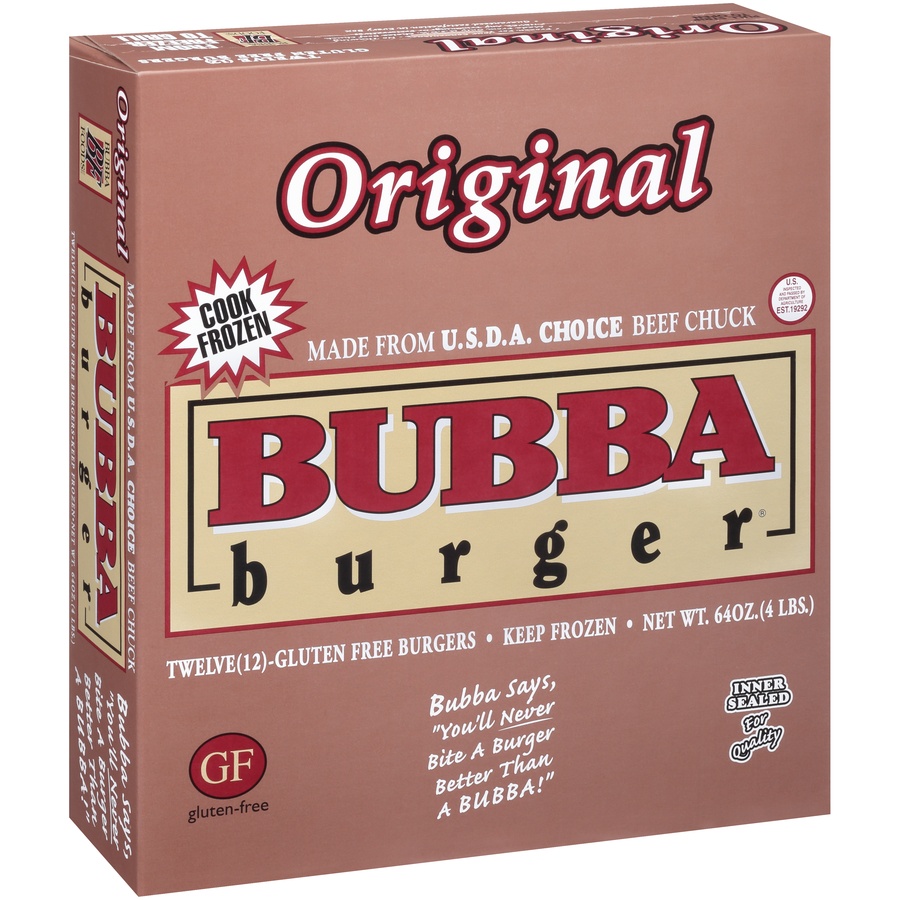 slide 2 of 8, BUBBA Burger Original Burger, 4 lb