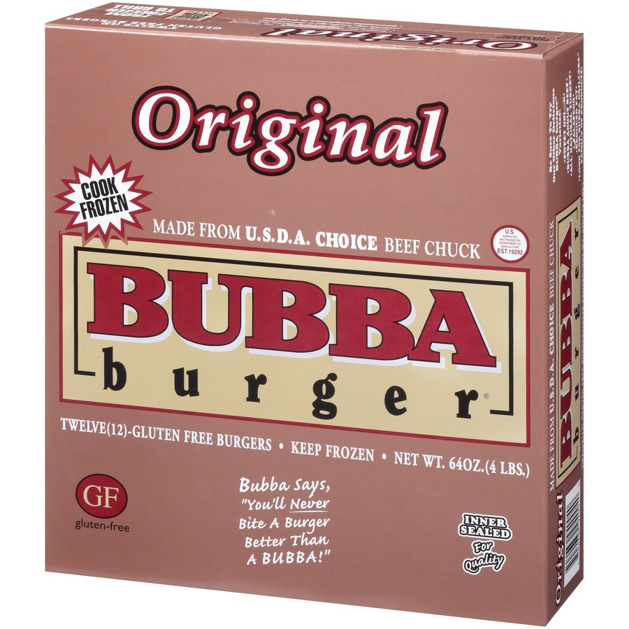 slide 3 of 8, BUBBA Burger Original Burger, 4 lb