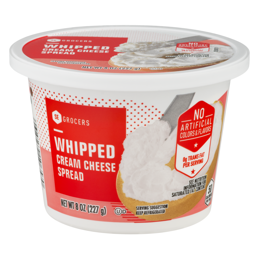 slide 1 of 1, SE Grocers Cream Cheese Spread Whipped, 8 oz