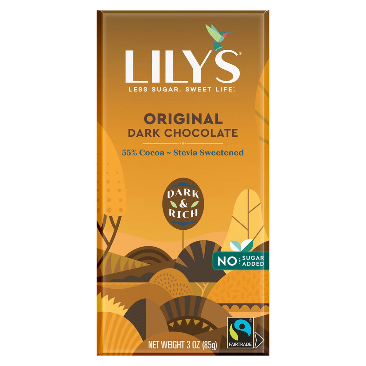 slide 1 of 3, Lily's Sweets Original Dark Chocolate Bar, 3 oz