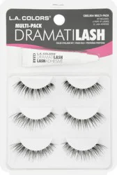 L.A. Colors Dramatilash Multi-Pack False Eyelash Kit With Adhesive