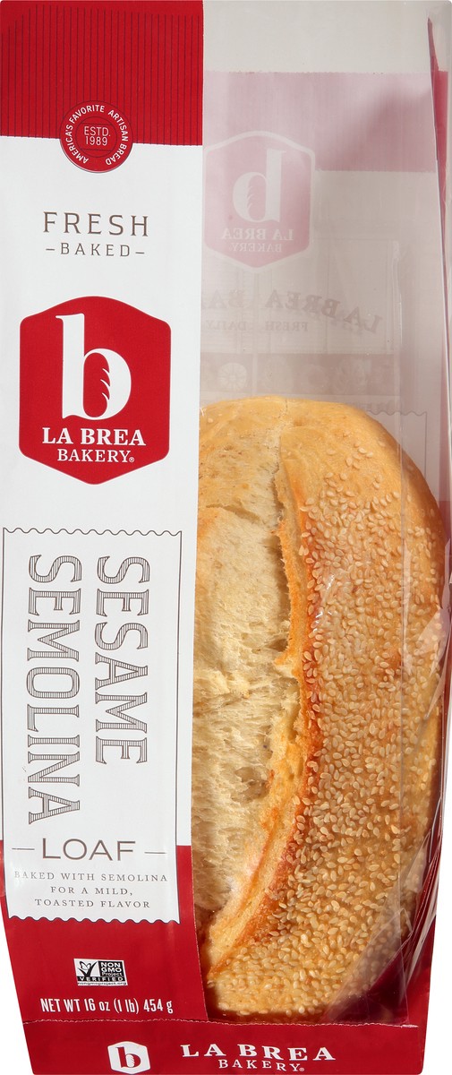 slide 1 of 10, La Brea Bakery Sesame Semolina Loaf 16 oz, 16 oz