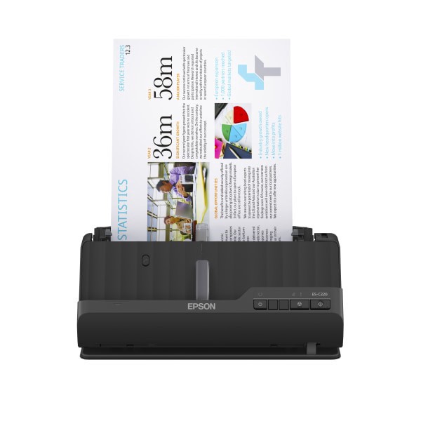 slide 9 of 9, Epson Workforce Compact Desktop Document Scanner, Es-C220, 1 ct