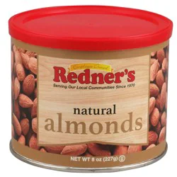 Redner's Nat No Salt Almonds