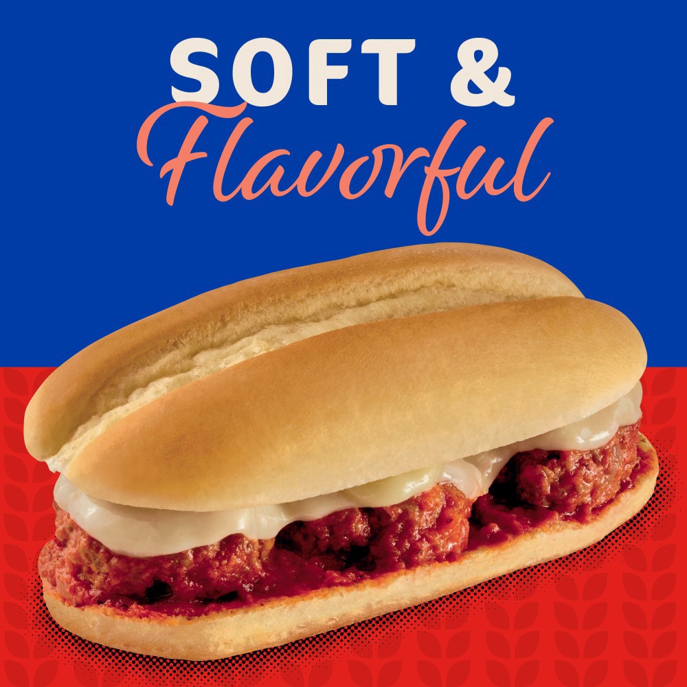 slide 2 of 4, Kroger White Hoagie Rolls, 6 ct