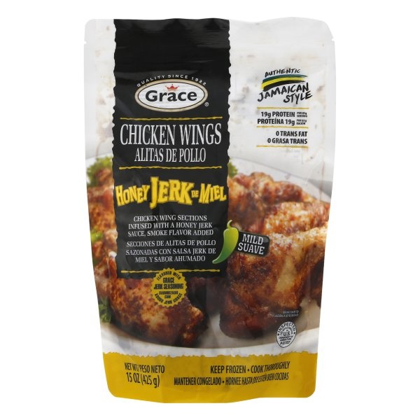 slide 1 of 1, Grace Chicken Wings 15 oz, 15 oz