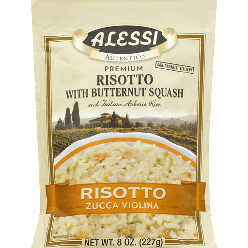 slide 1 of 1, Alessi Risotto With Butternut Squash And Italian Arborio Rice, 8 oz