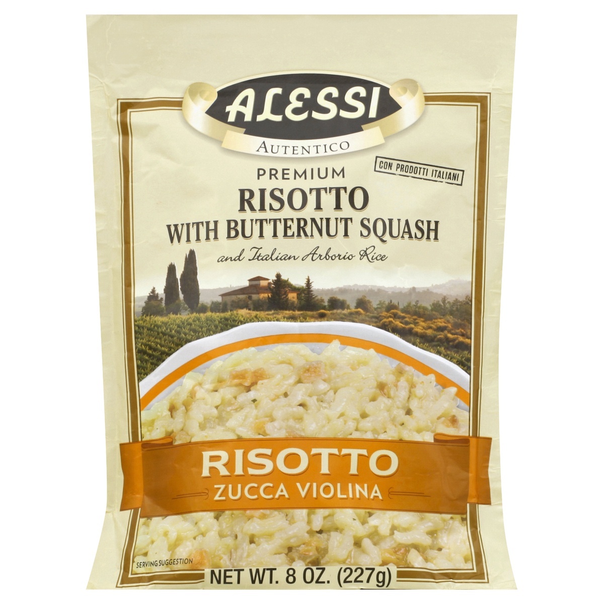 slide 1 of 1, Alessi Risotto With Butternut Squash And Italian Arborio Rice, 8 oz