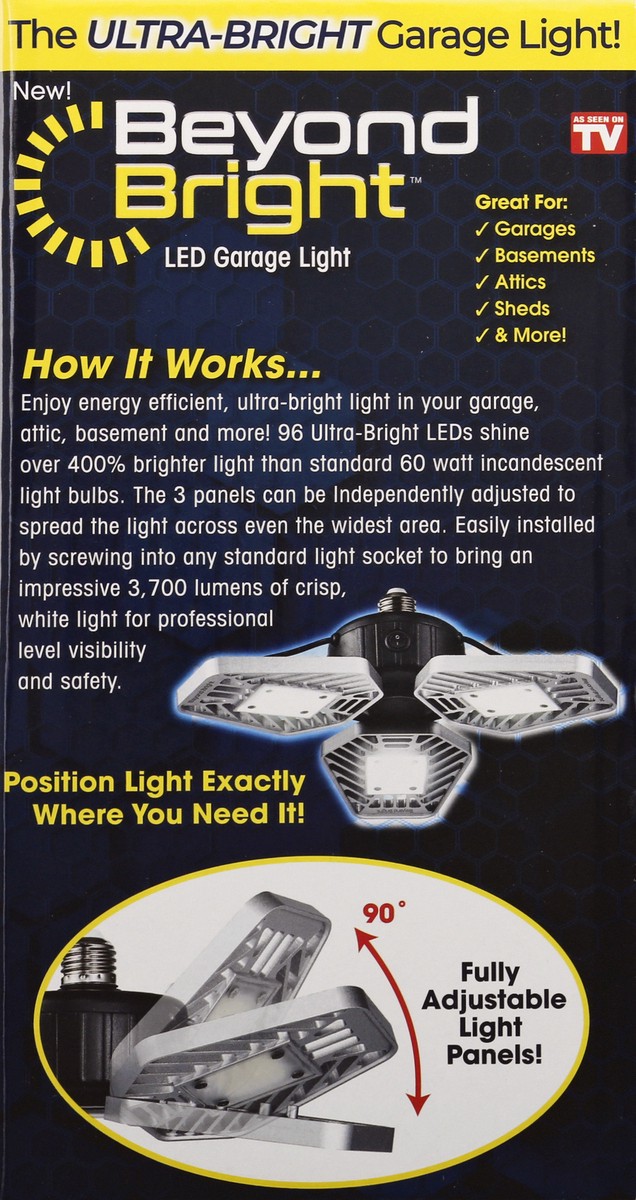 slide 7 of 11, Beyond Bright LED Garage Light 1 ea, 1 ct