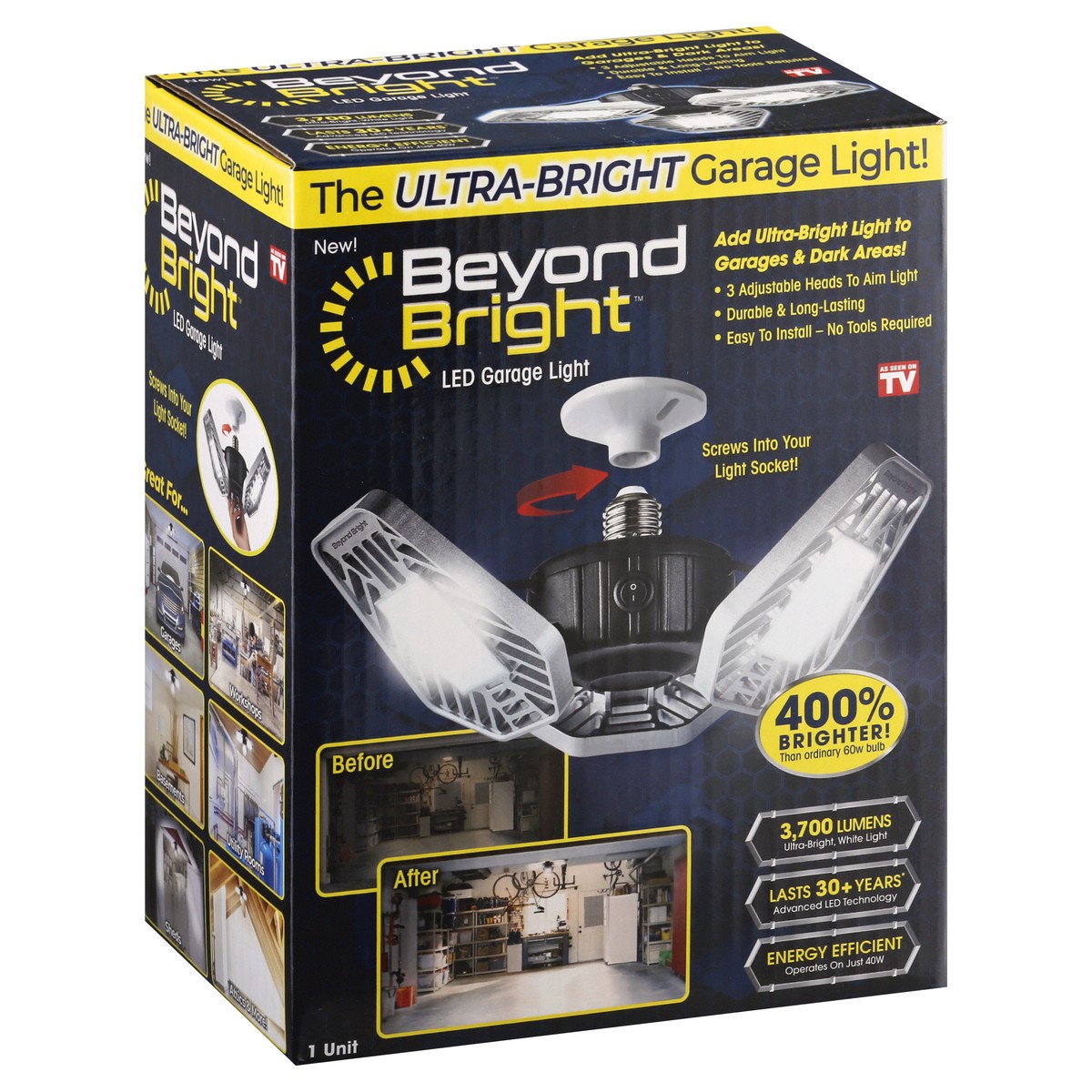 slide 9 of 11, Beyond Bright LED Garage Light 1 ea, 1 ct