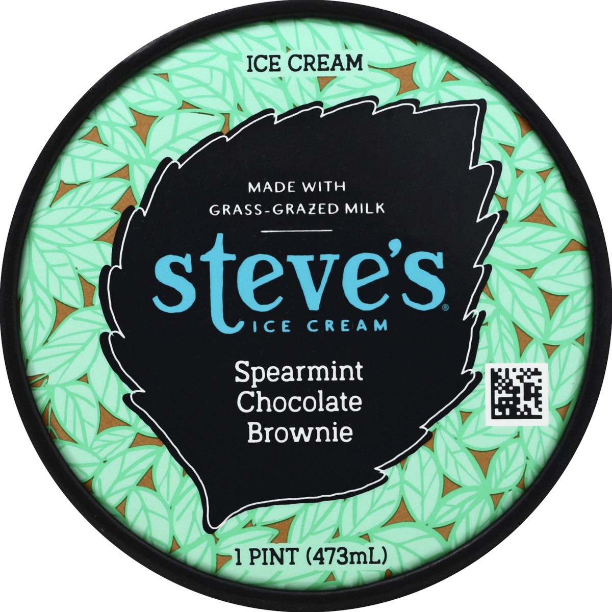 slide 3 of 6, Steve's Ice Cream Spearmint Chocolate Brownie Ice Cream - 16oz, 1 pint