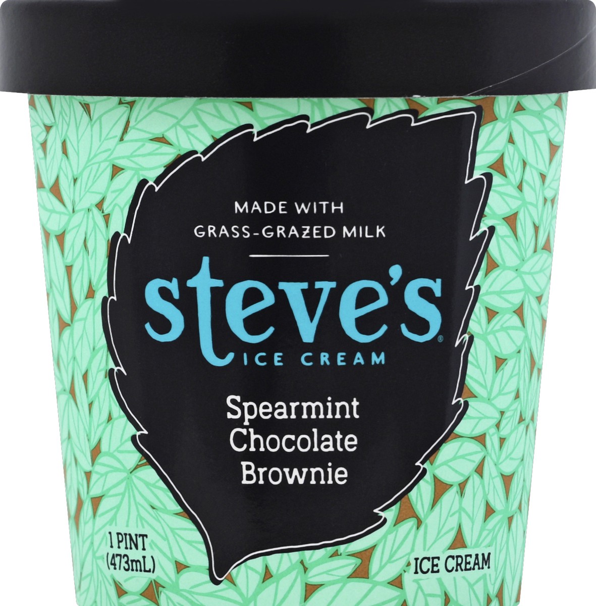 slide 6 of 6, Steve's Ice Cream Spearmint Chocolate Brownie Ice Cream - 16oz, 1 pint