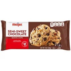 Meijer Semi-Sweet Chocolate Baking Chips