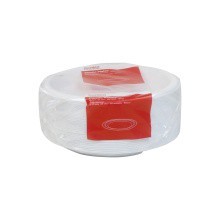slide 1 of 1, GFS 1-Compartment White Plastic Plates, 125 ct